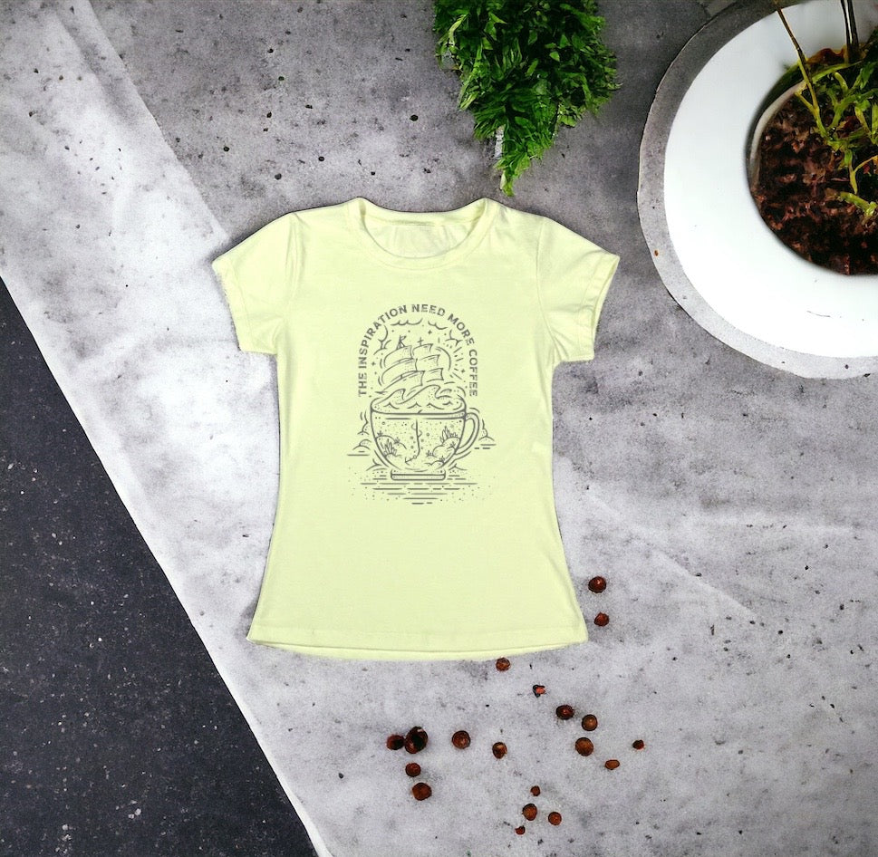Camiseta Inspiration Need More Coffee