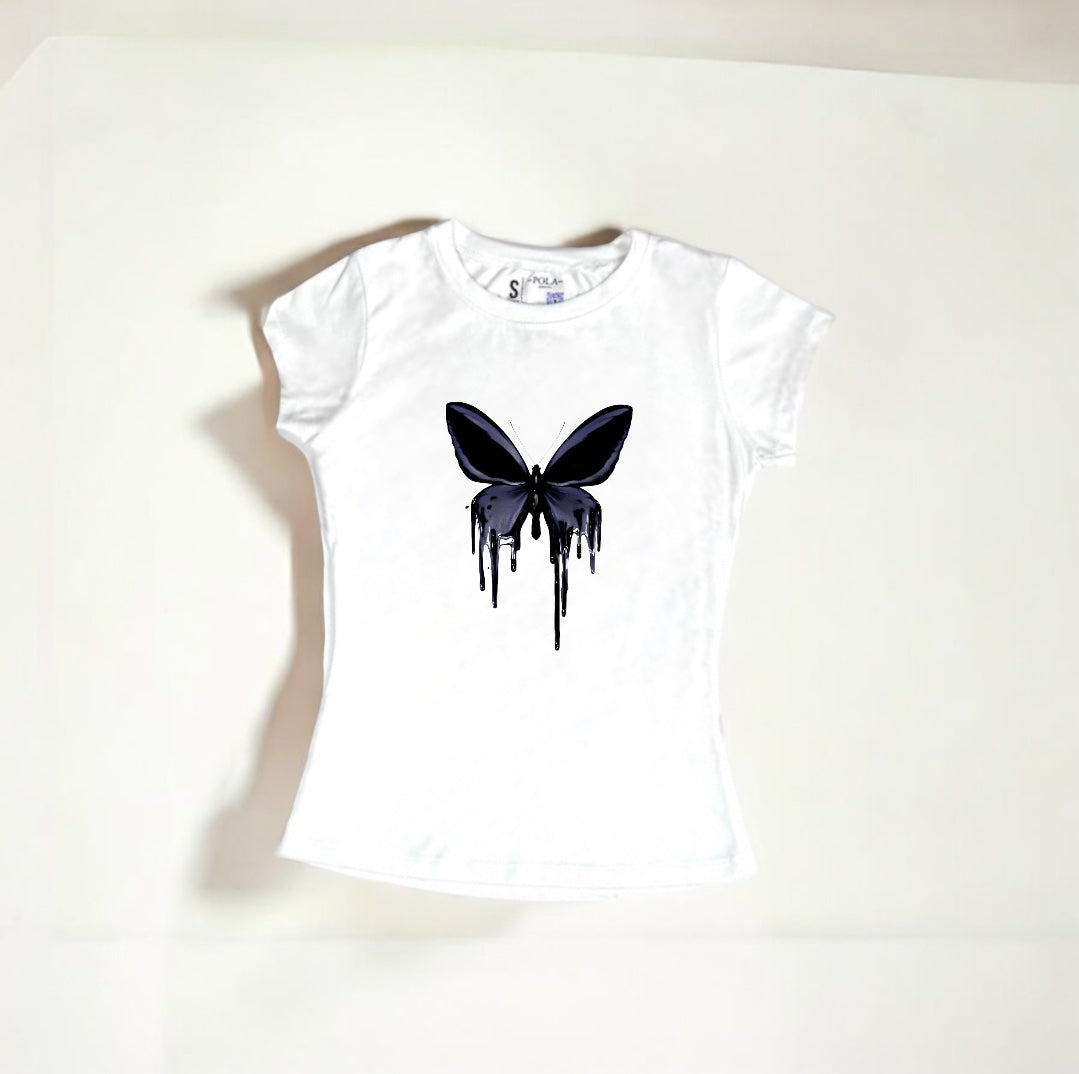 Camiseta Mariposa Negra