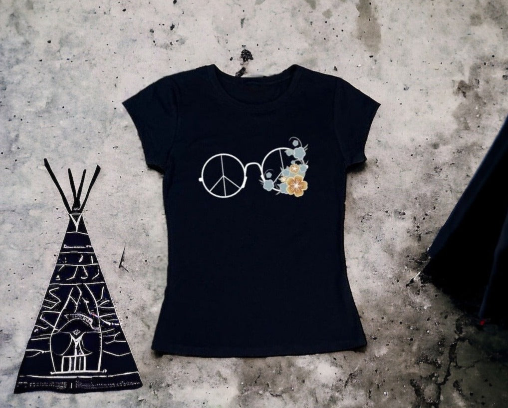 Camiseta Peace Glasses