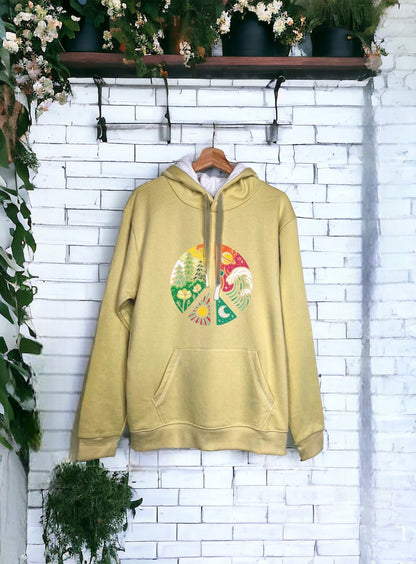 Hoodie Oversize Signo Hippie