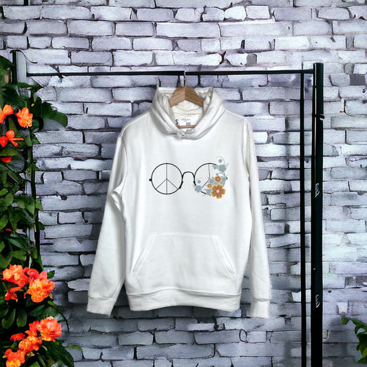 Hoodie Oversize Peace Glasses