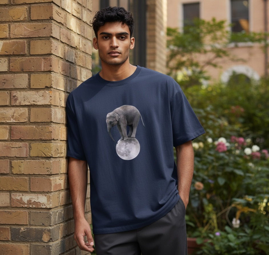 Camiseta Elefante en la Luna
