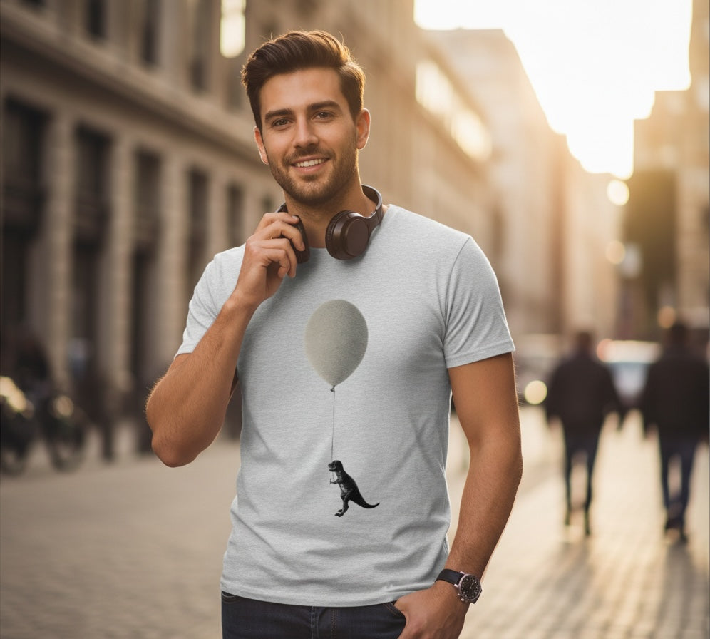 Camiseta Dinosaurio con globito