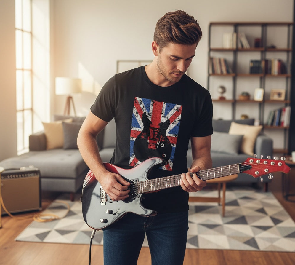 Camiseta UK Guitar
